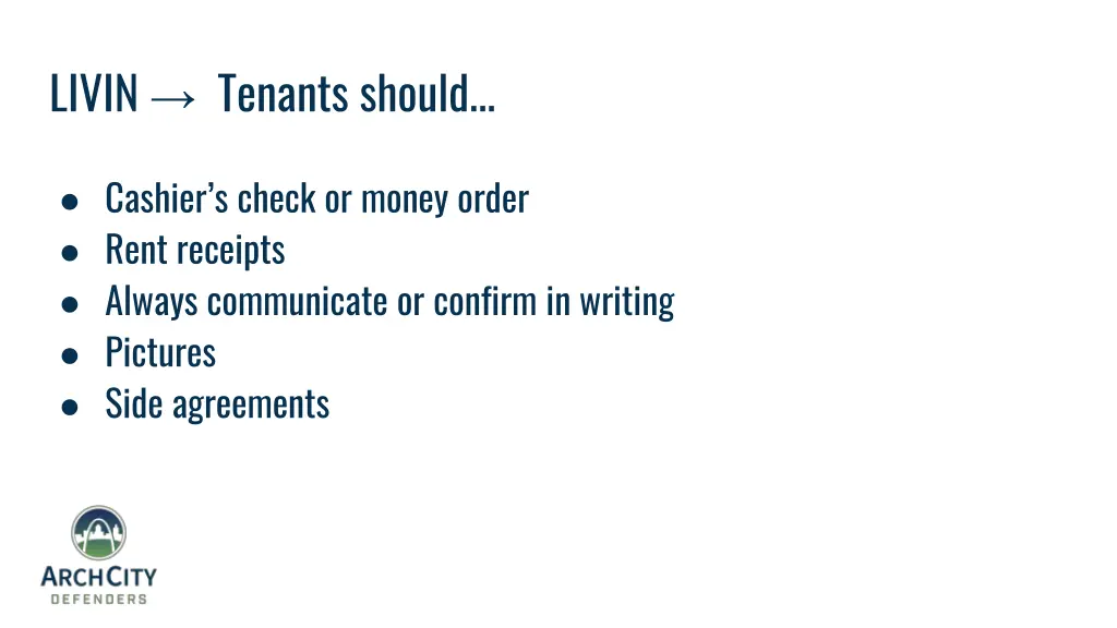 livin tenants should