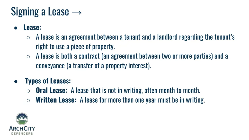 signing a lease lease a lease is an agreement