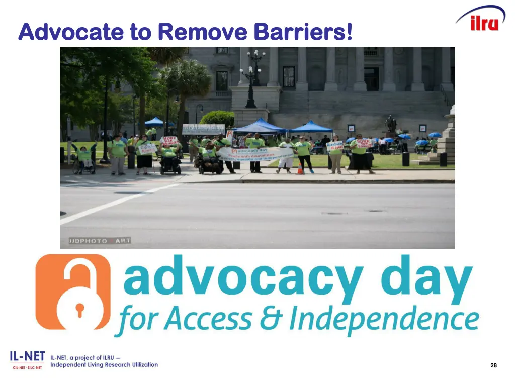 advocate to remove barriers advocate to remove