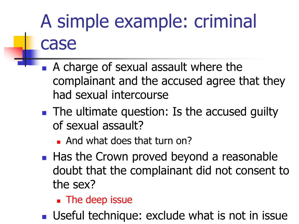 a simple example criminal case