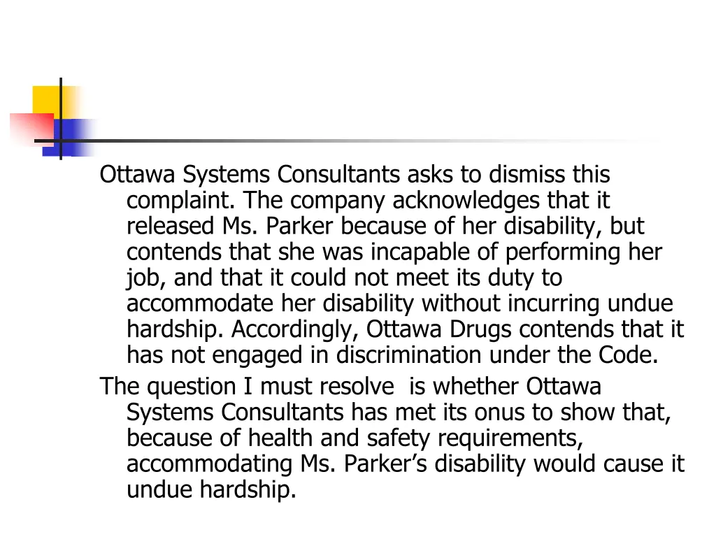 ottawa systems consultants asks to dismiss this