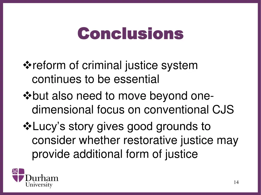 conclusions conclusions