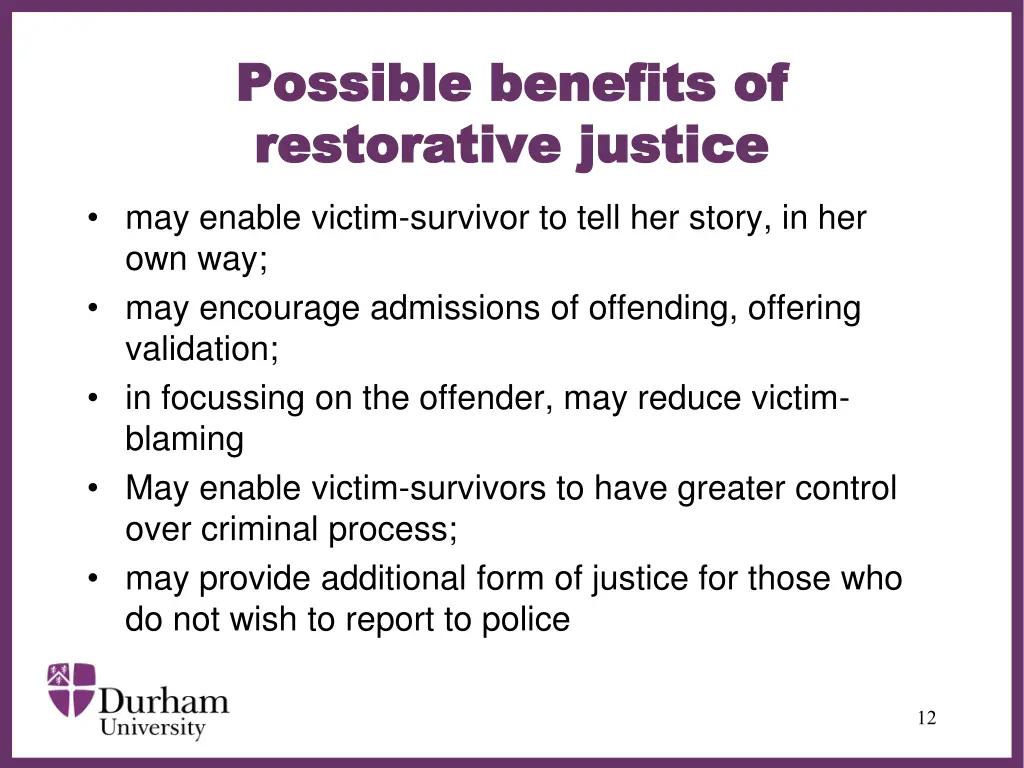 possible benefits of possible benefits