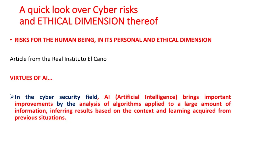 a quick look over cyber risks a quick look over