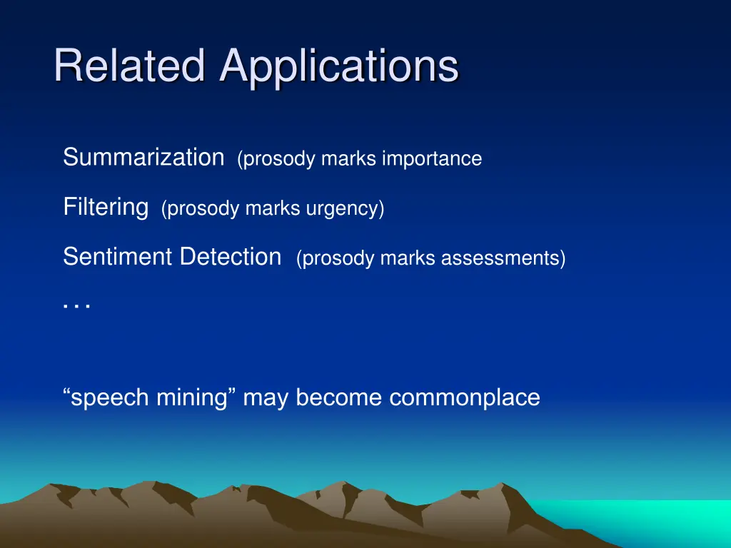 related applications