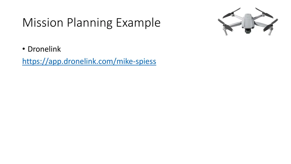 mission planning example