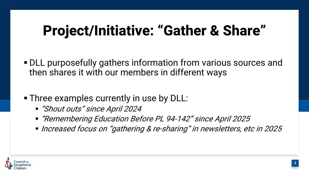 project initiative gather share
