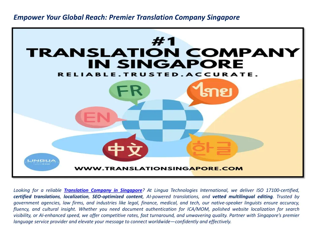 empower your global reach premier translation