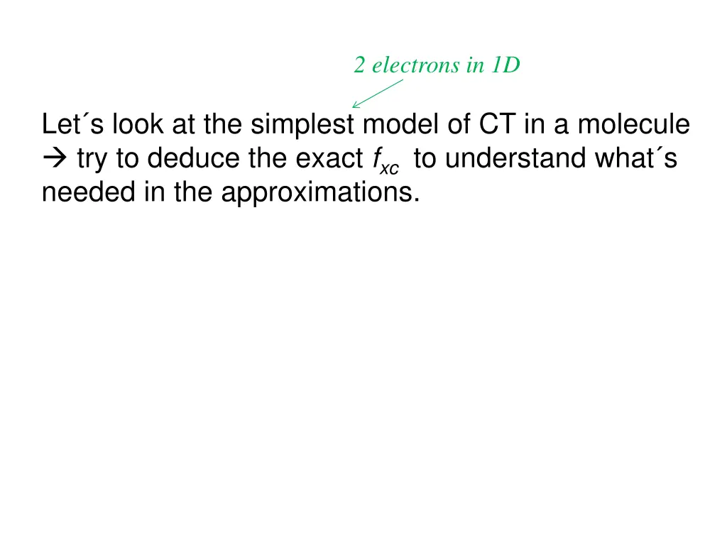2 electrons in 1d
