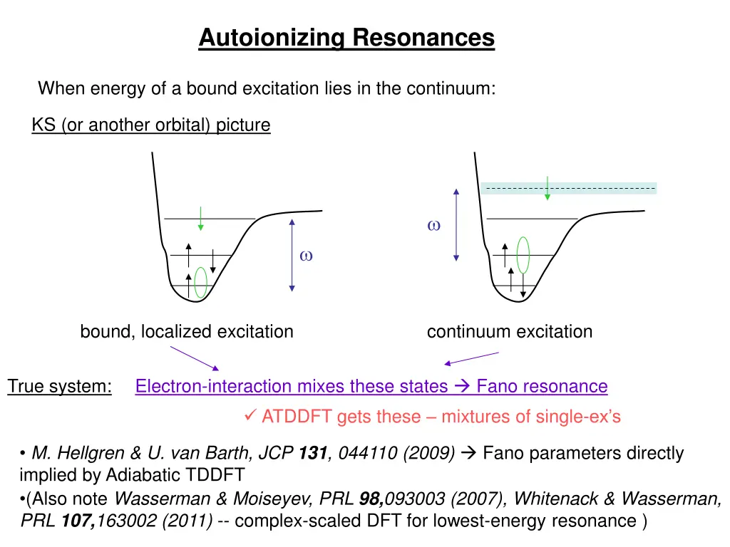 autoionizing resonances
