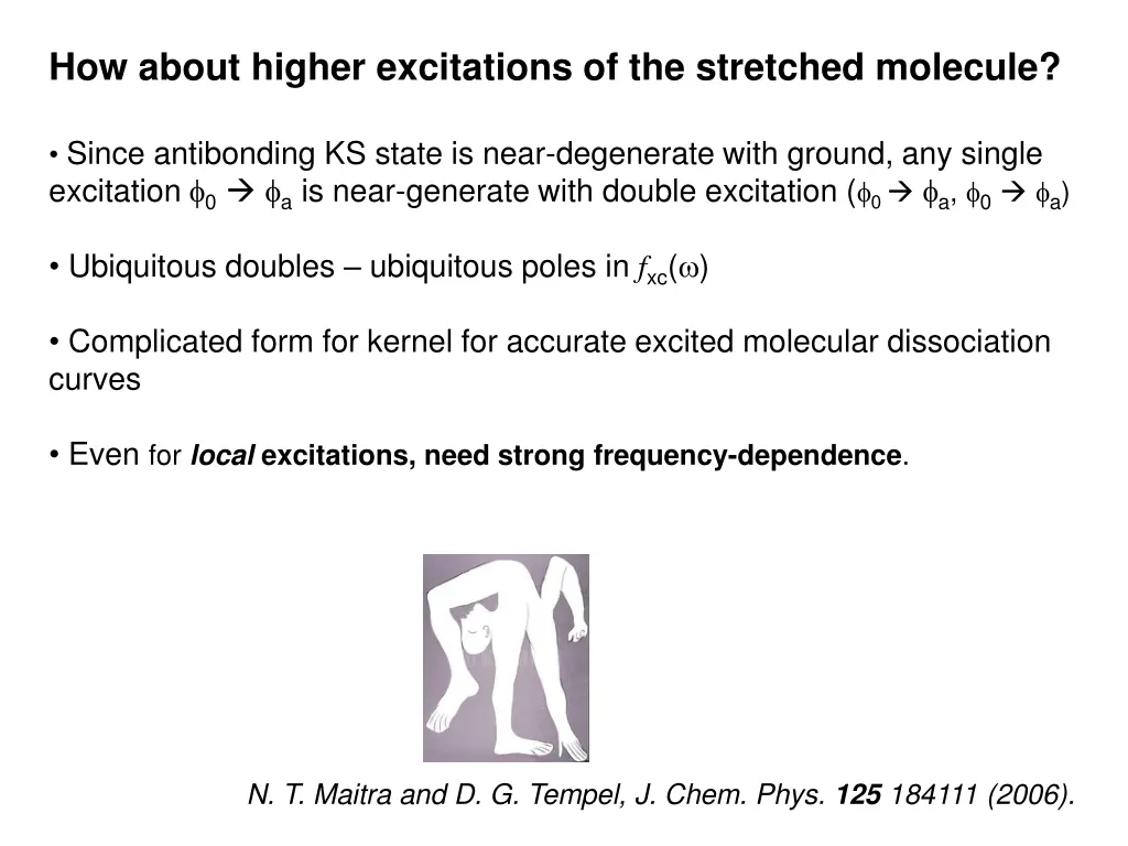 how about higher excitations of the stretched