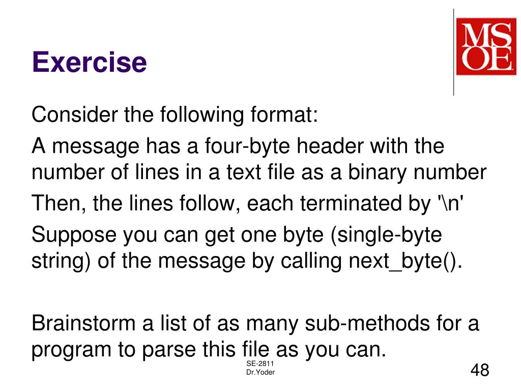 exercise 10