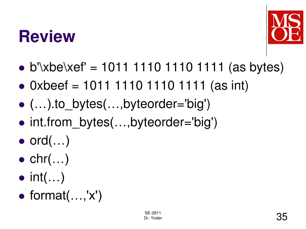 review