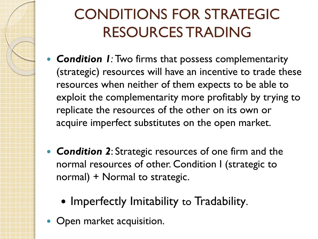 conditions for strategic resources trading 1