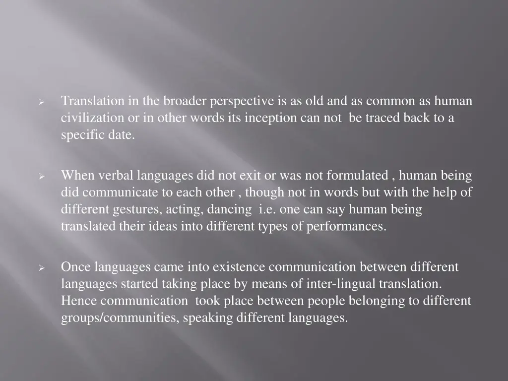 translation in the broader perspective