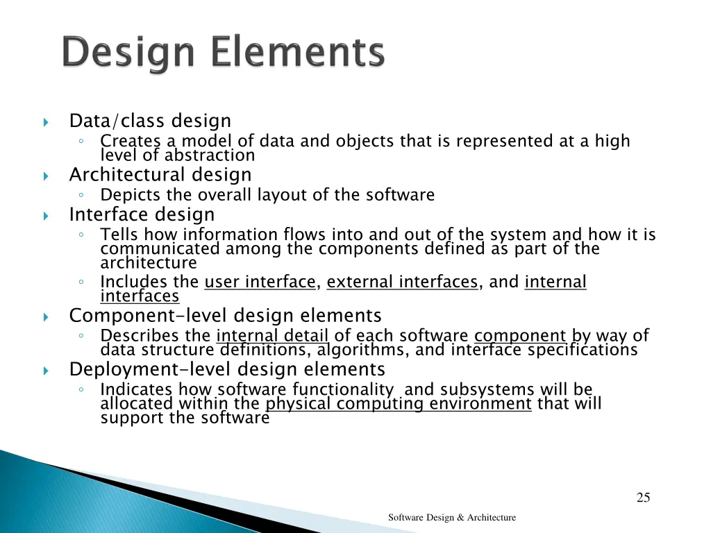 data class design creates a model of data