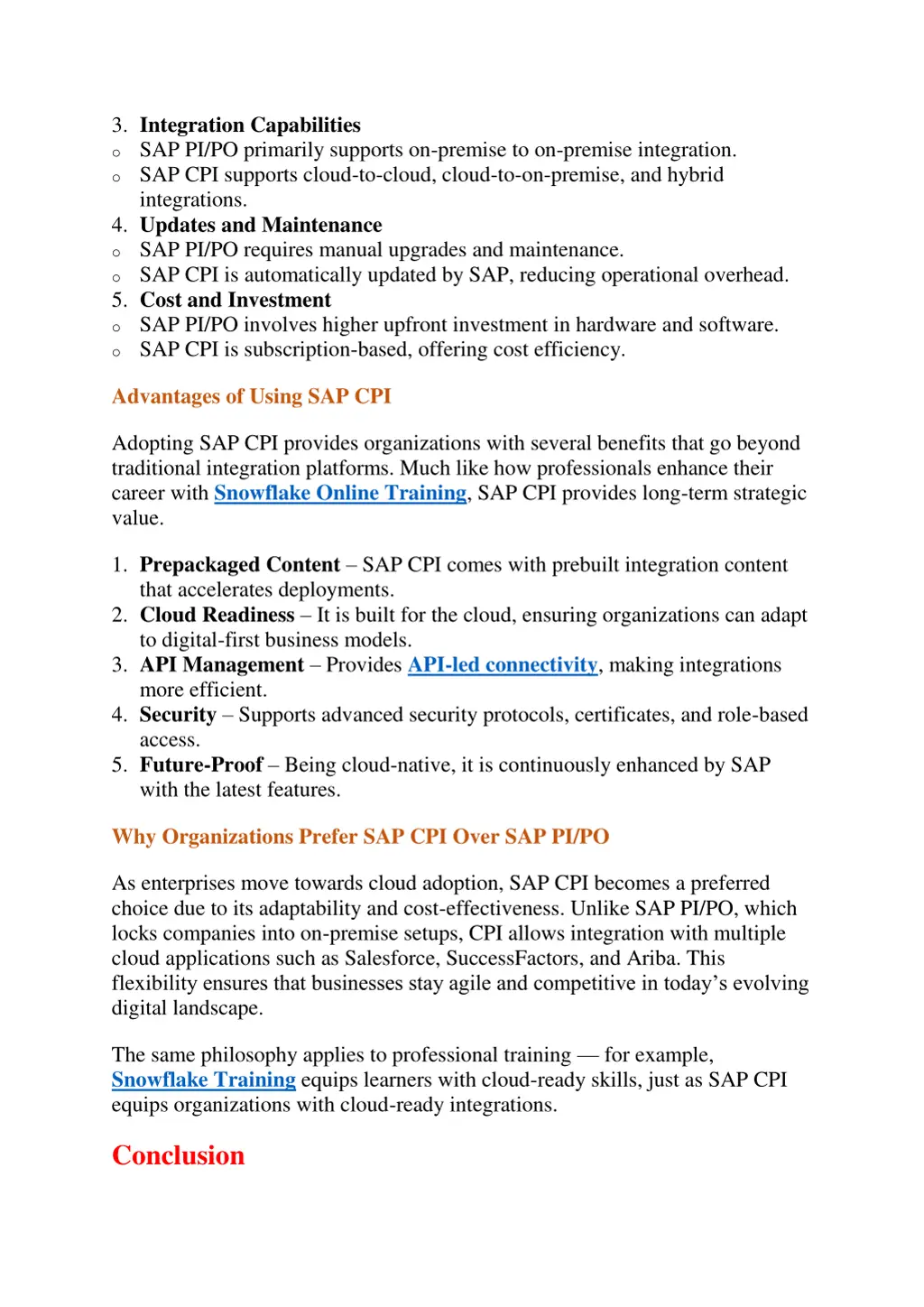 3 integration capabilities o sap pi po primarily