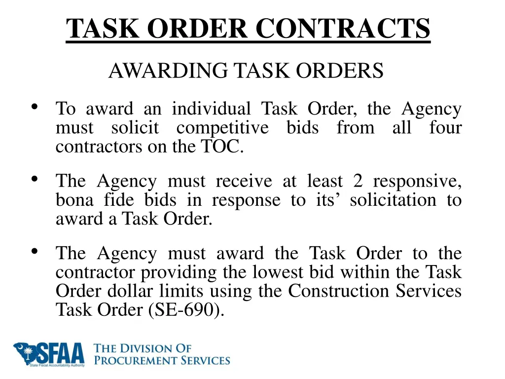 task order contracts 4
