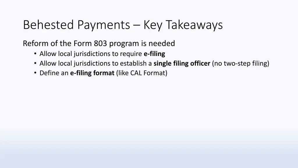 behested payments key takeaways 1