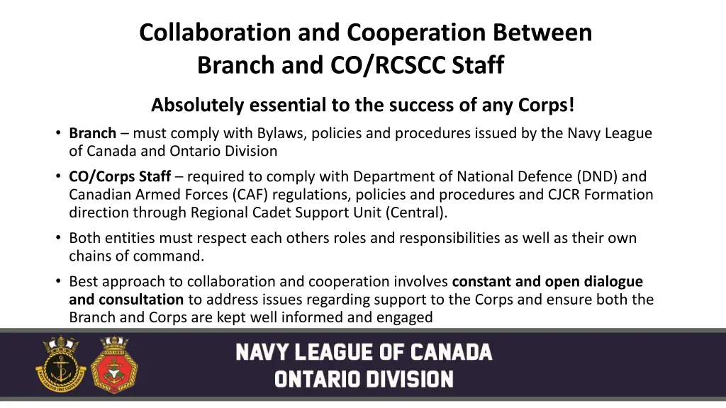 collaboration and cooperation between branch