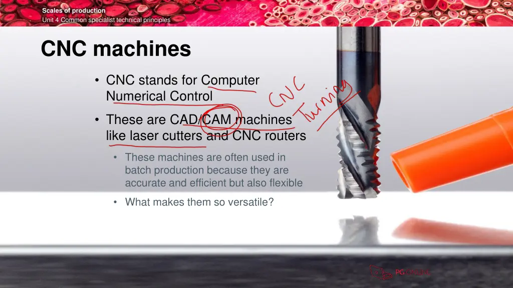scales of production unit 4 common specialist 8