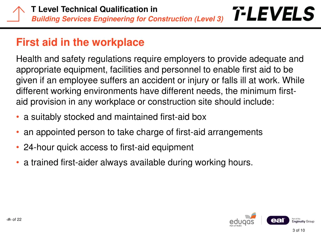 t level technical qualification in building 2