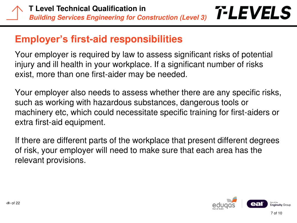 t level technical qualification in building 6