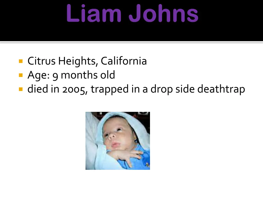 citrus heights california age 9 months old died