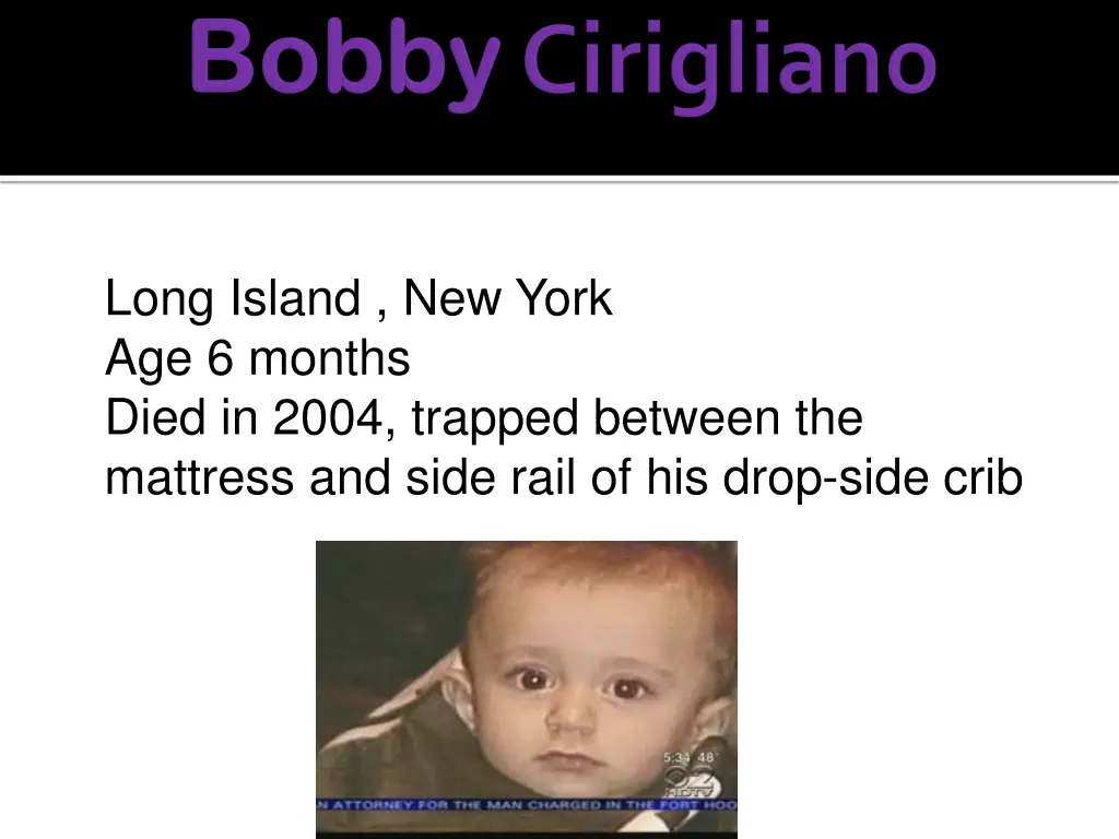 long island new york age 6 months died in 2004