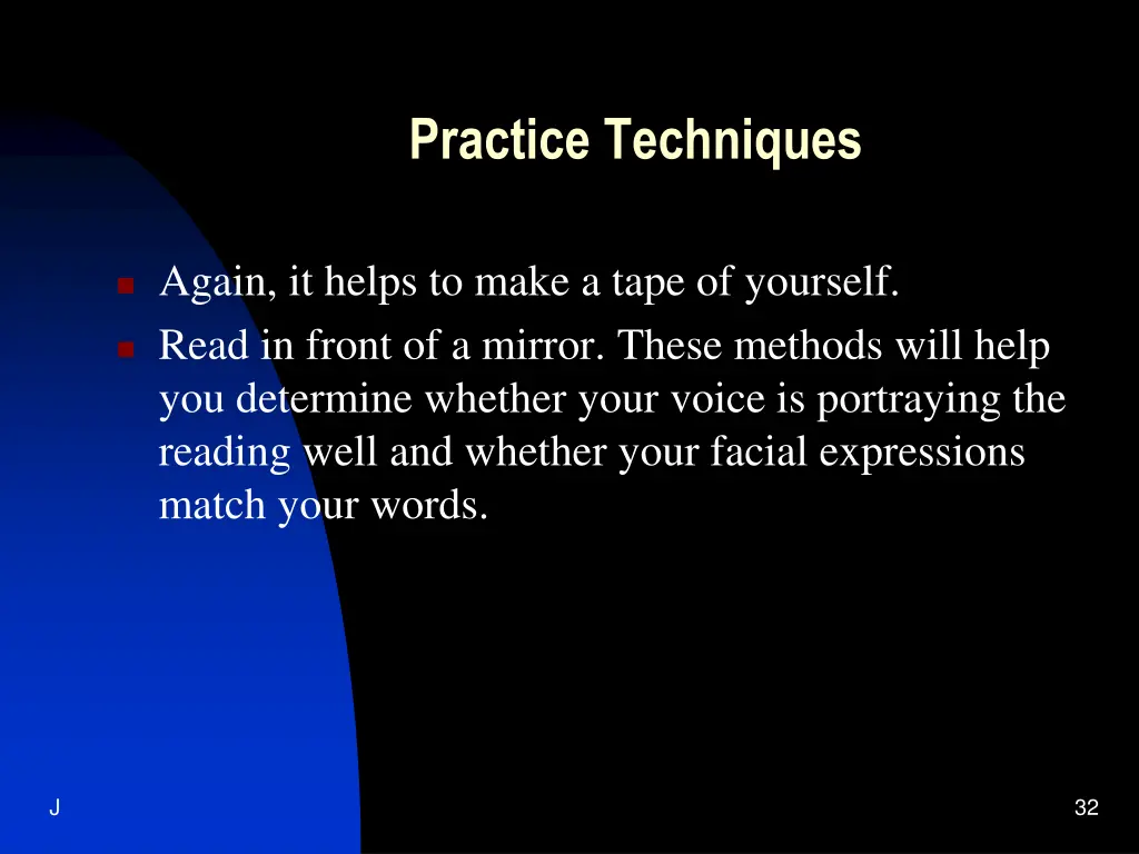 practice techniques