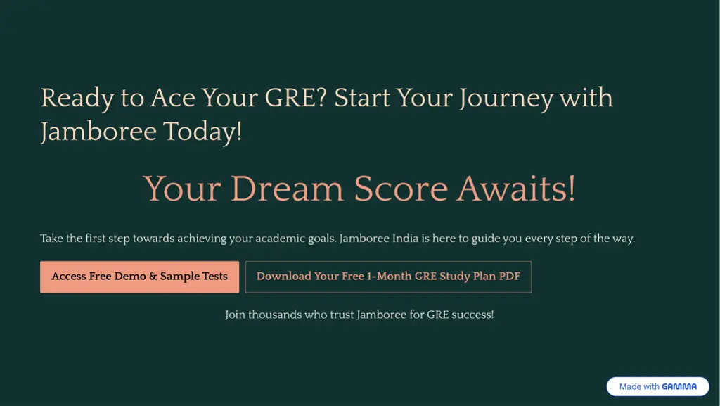 ready to ace your gre start your journey with