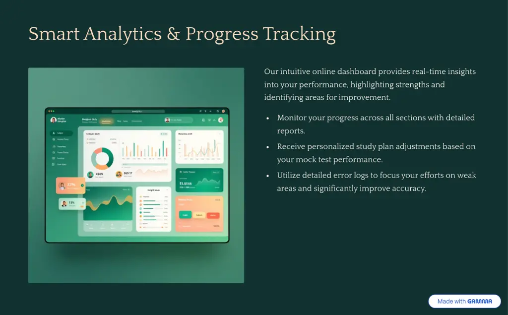 smart analytics progress tracking