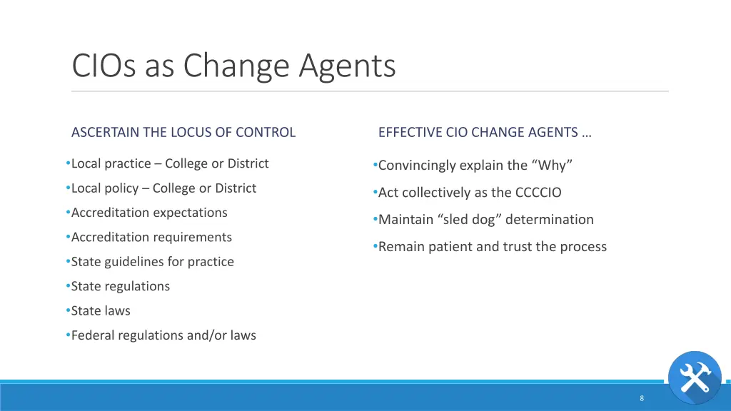 cios as change agents