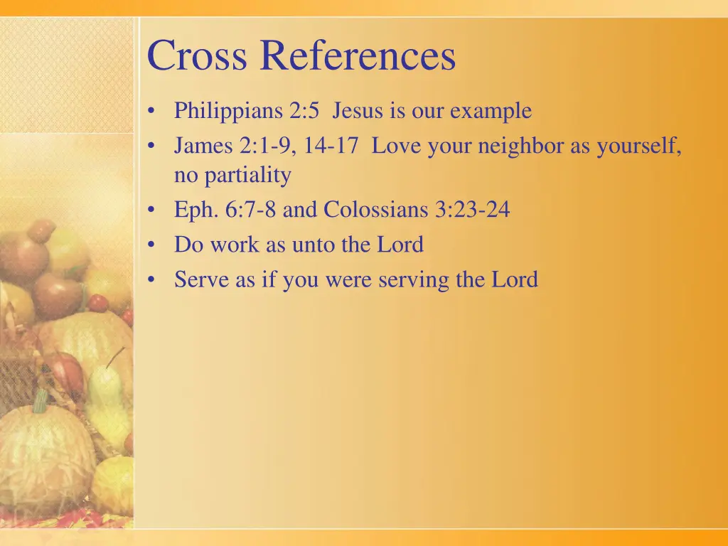 cross references 1