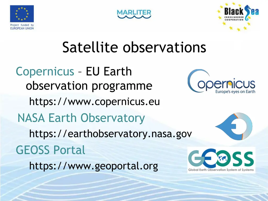 satellite observations