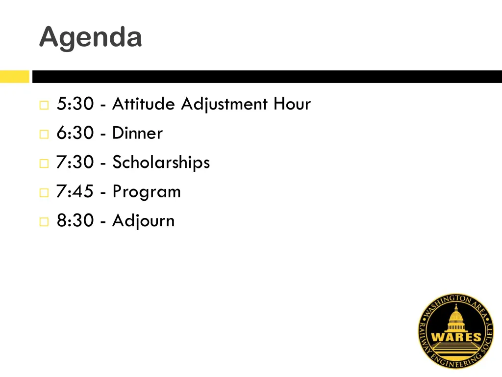 agenda