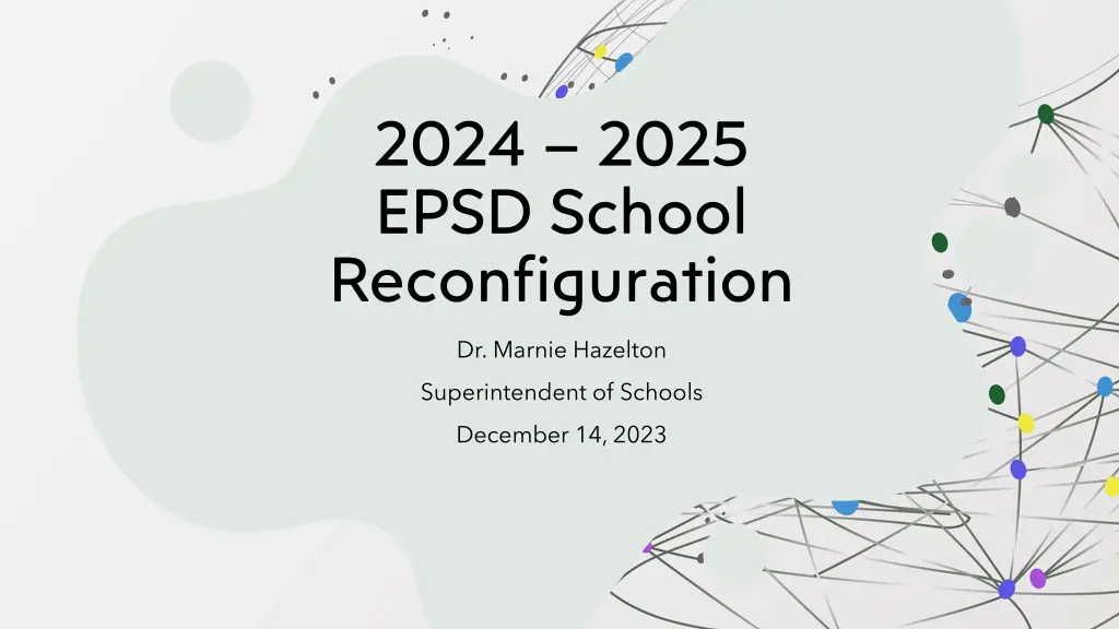 2024 2025 epsd school reconfiguration