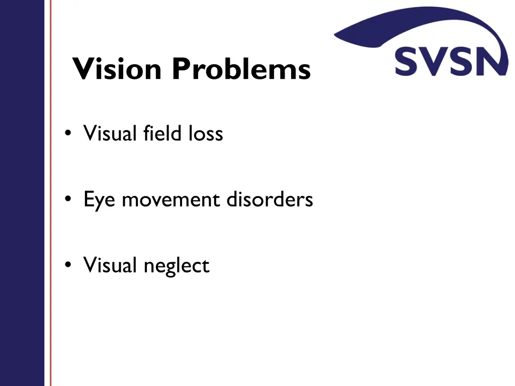 vision problems