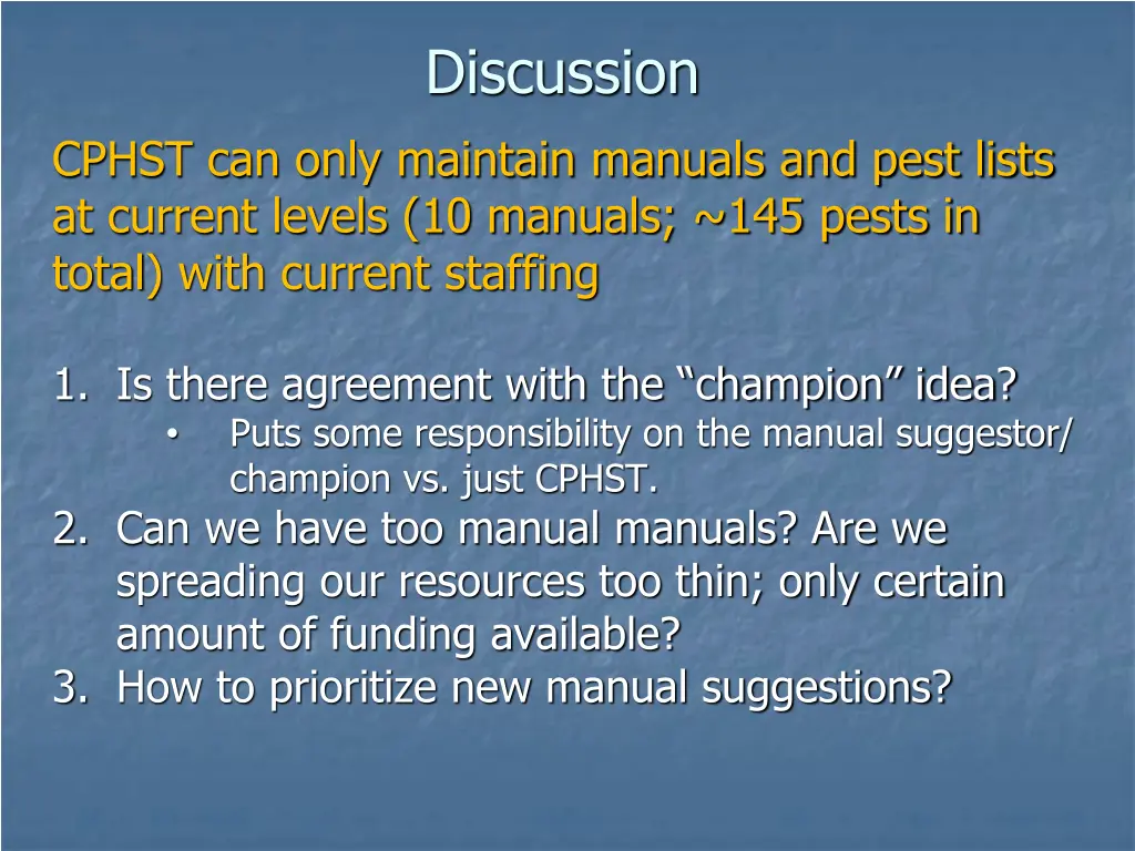 discussion