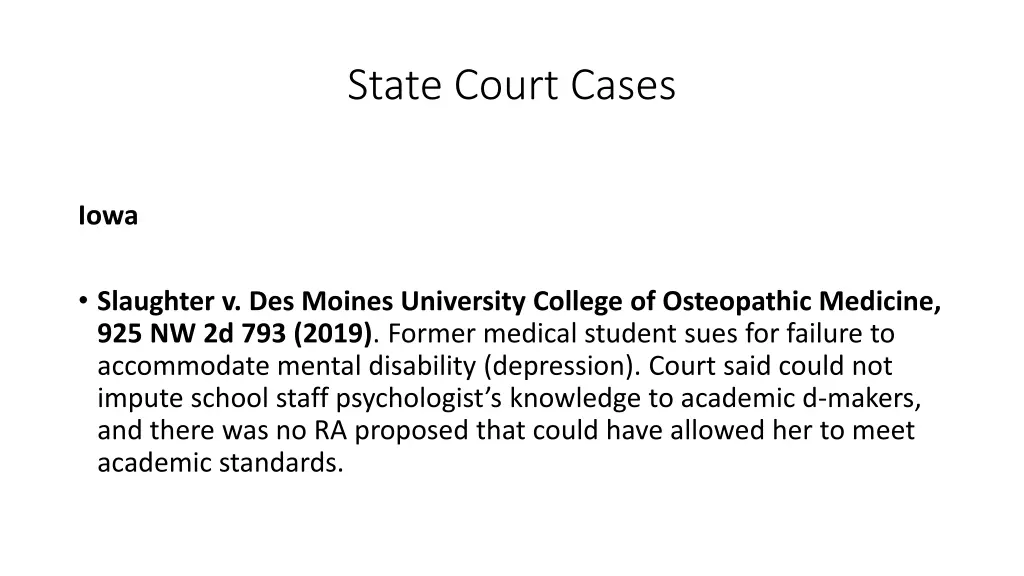 state court cases