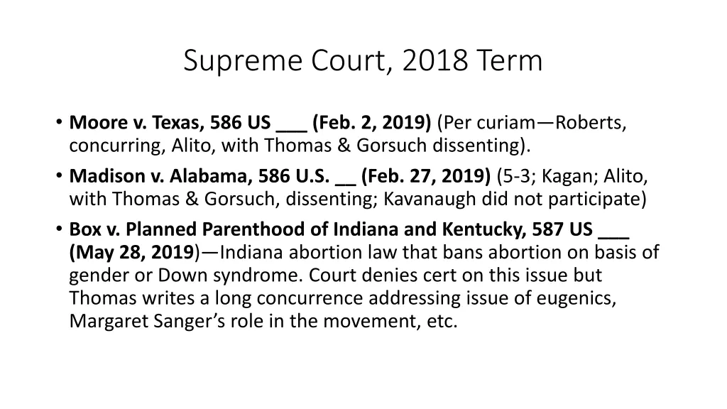 supreme court 2018 term