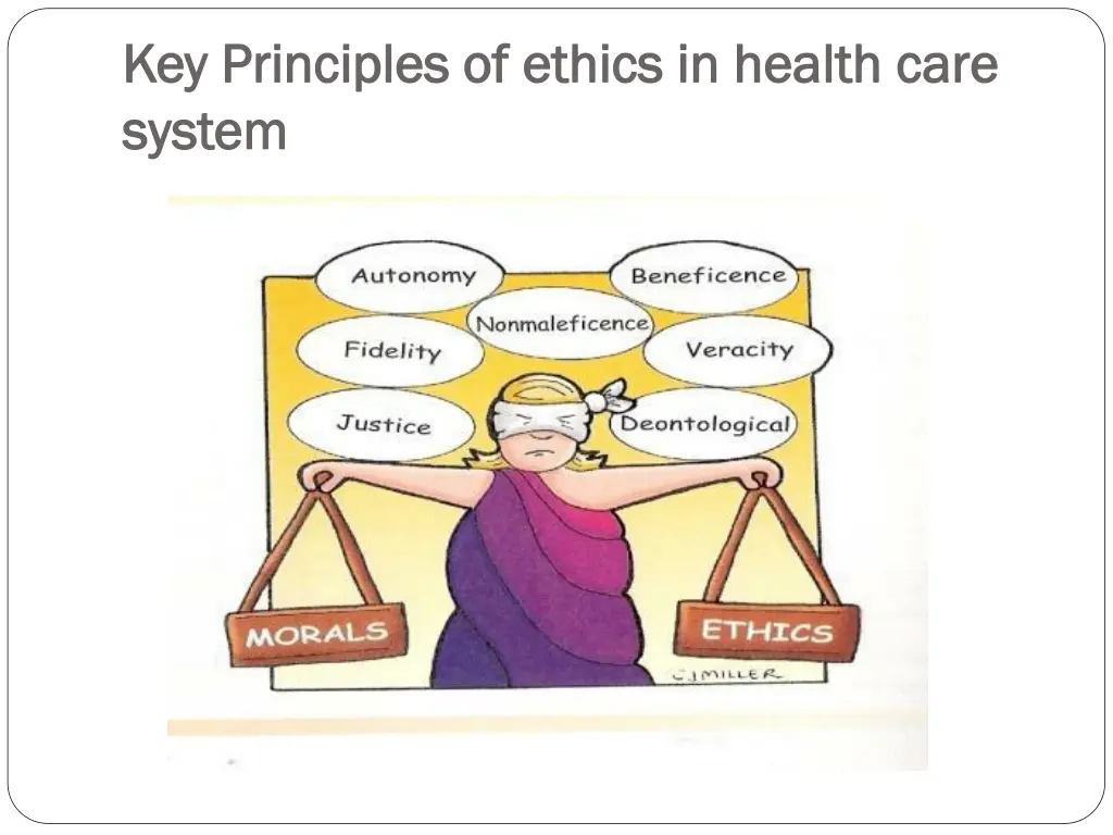 key principles of ethics in health care