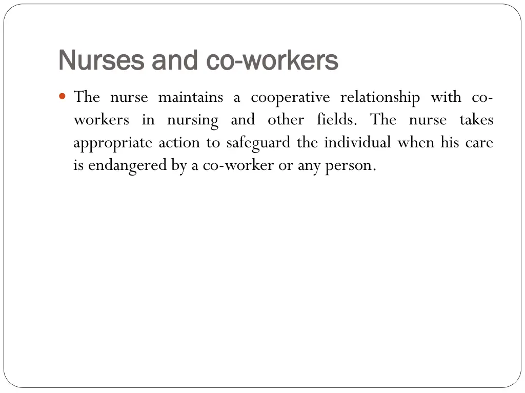 nurses and co nurses and co workers