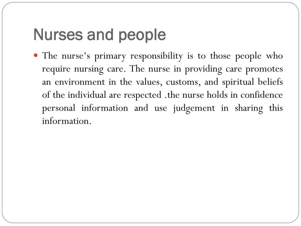 nurses and people nurses and people