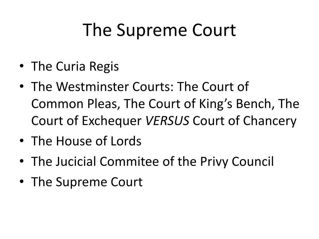 the supreme court