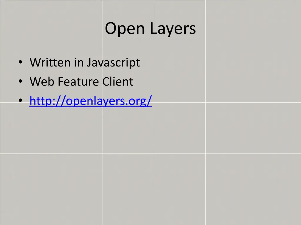 open layers
