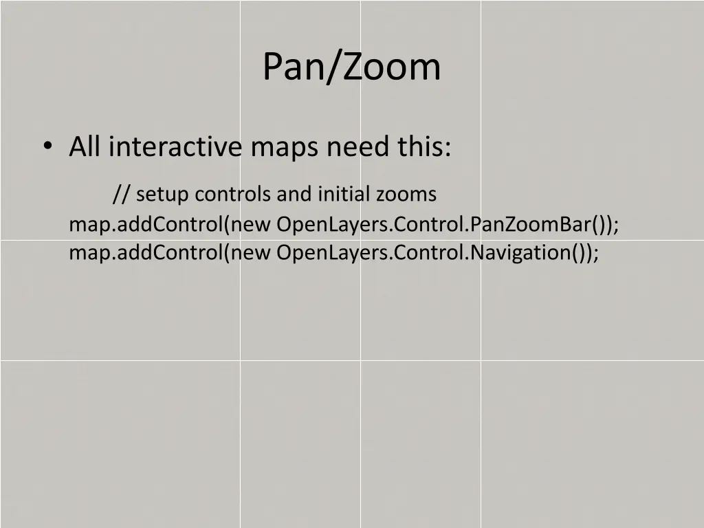 pan zoom