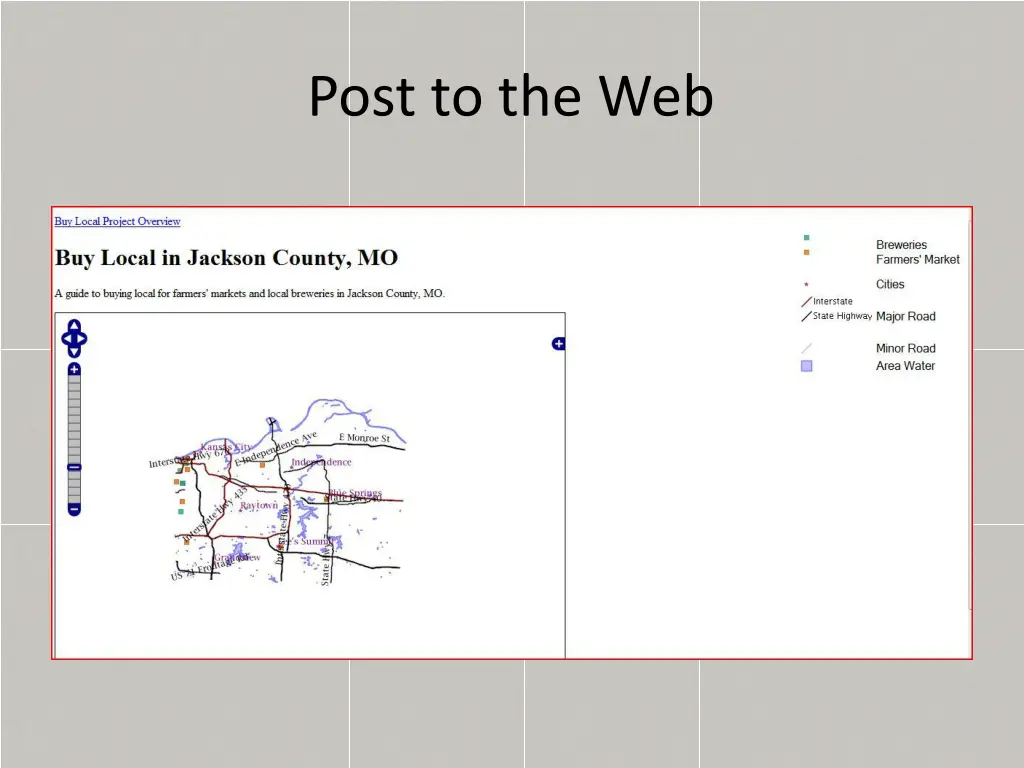post to the web
