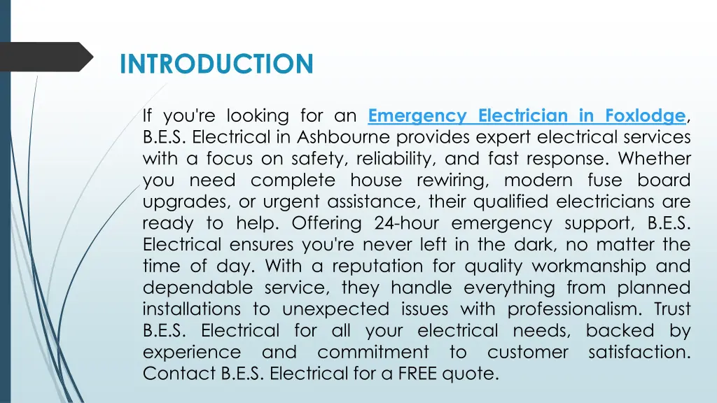 introduction