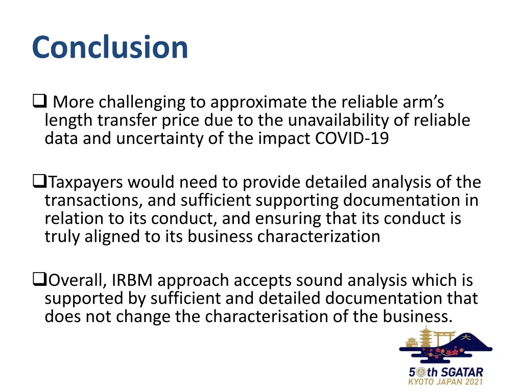 conclusion